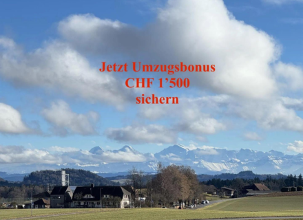 Helle 4-Zimmer-Wohnung mit Balkon und Weitsicht bis zu den Alpen